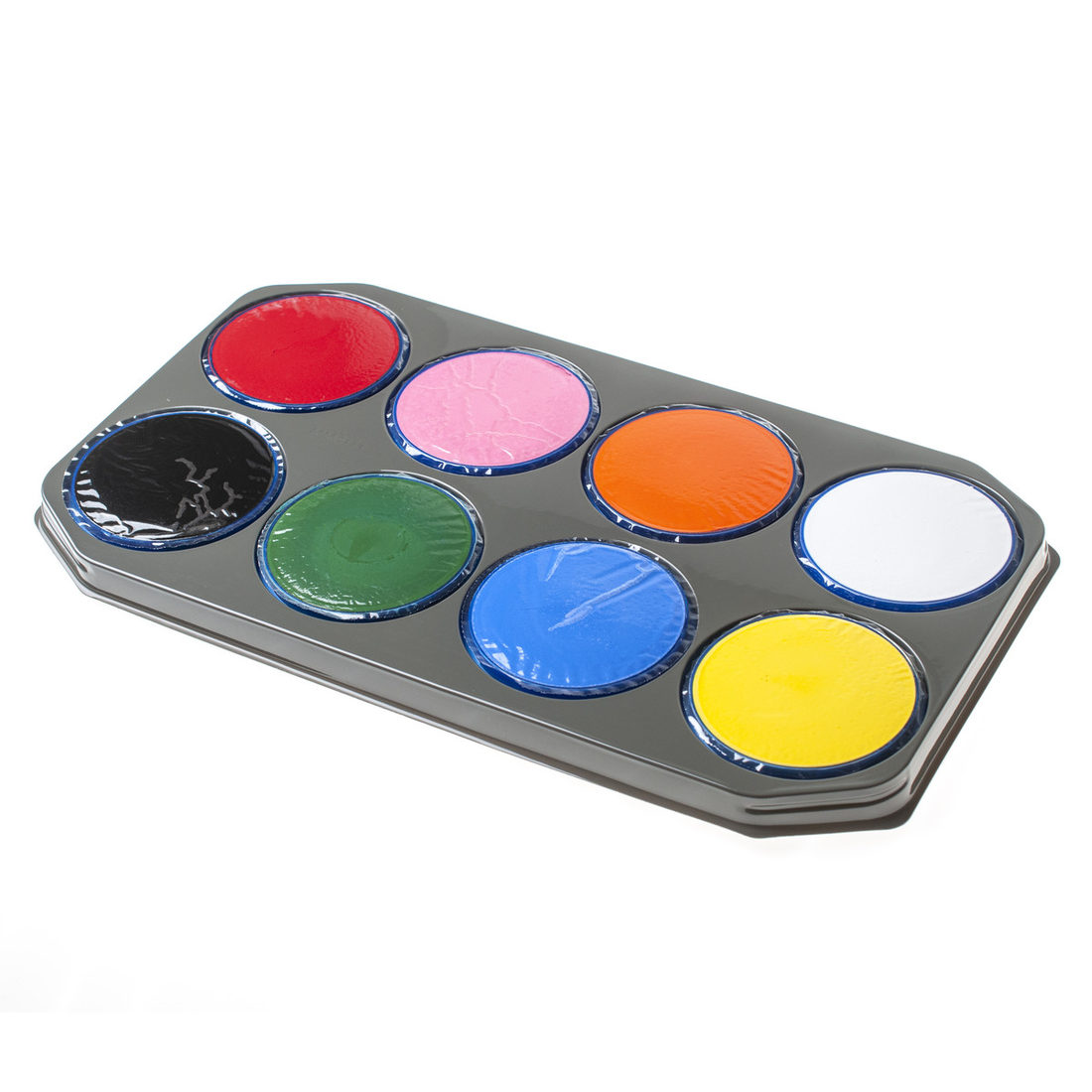 Schminkset jumbo 8 x 18 ml, 8 basiskleuren Schminkset jumbo 8 x 18 ml, 8 basiskleuren