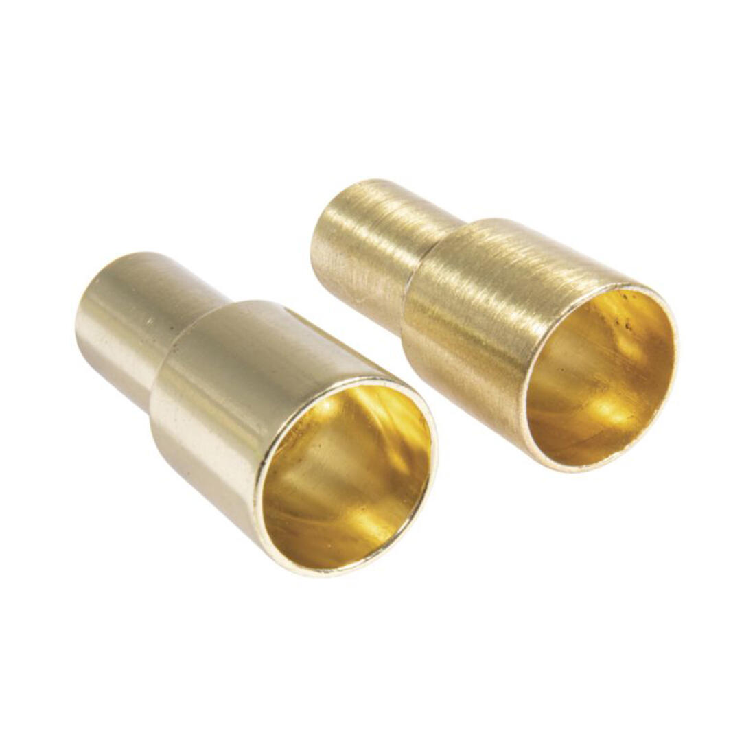 Kaarsenhouder voor fles metaal 2 stuks goud