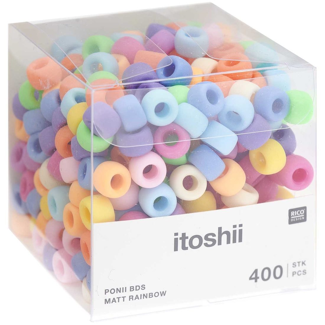 Ponii Beads Kralen 9 x 6 mm 400 stuks Ponii Beads Kralen 9 x 6 mm 400 stuks