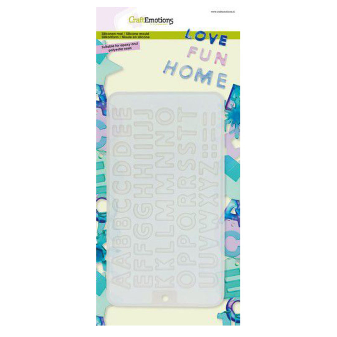 Siliconen mal alfabet klein Siliconen mal alfabet klein