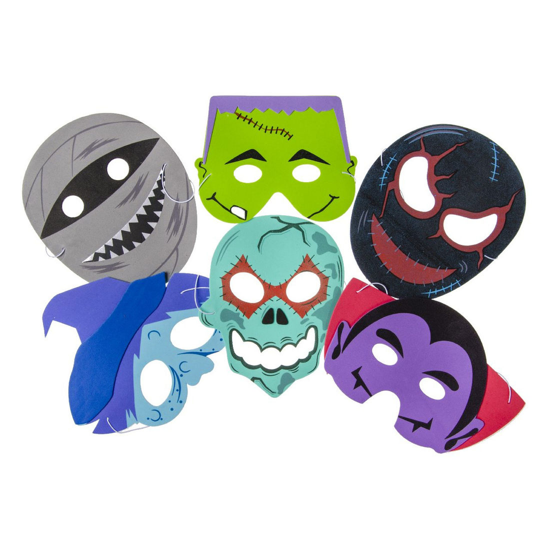 Griezelmasker haloween (verschillende modellen)
