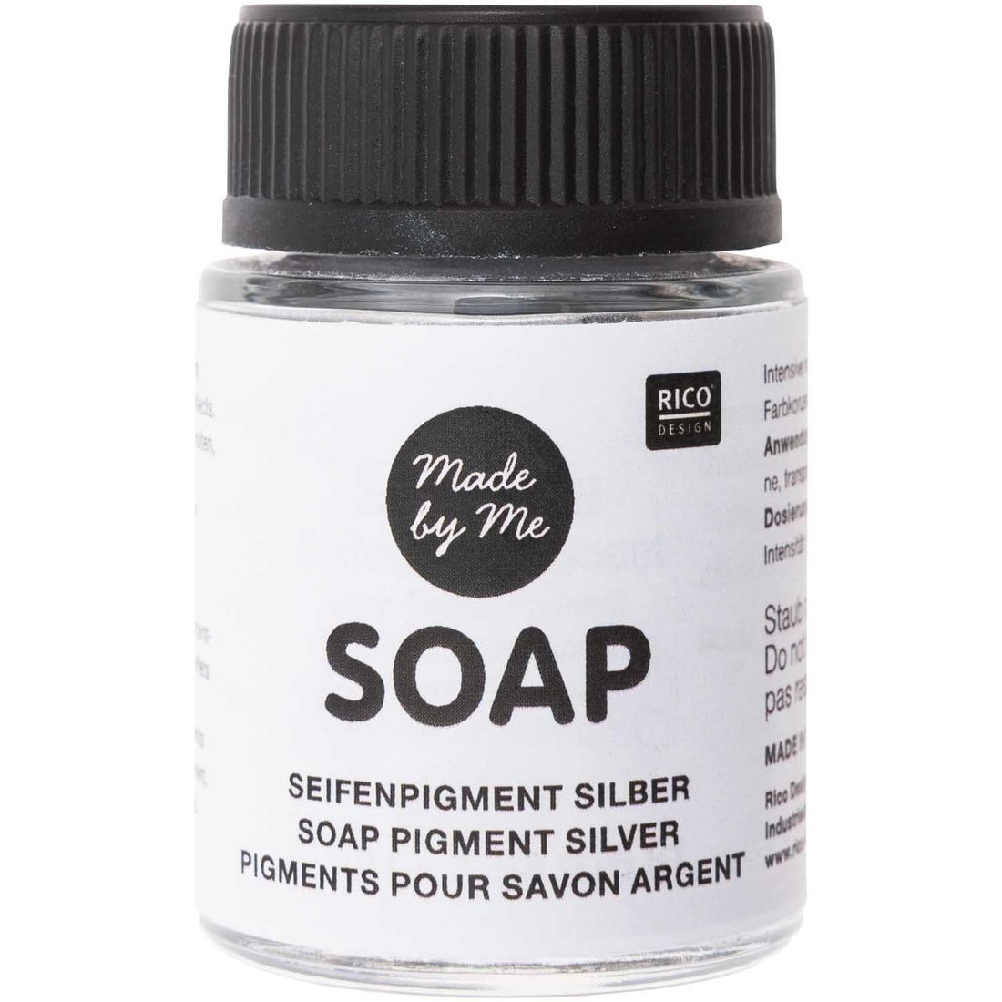 Pigment voor zeep 20 ml zilver