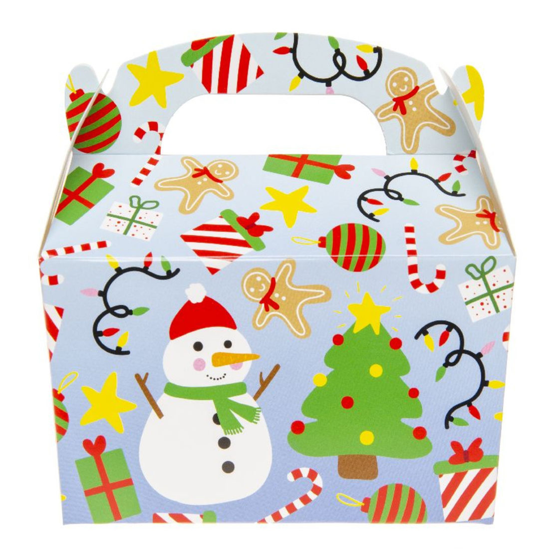 Geschenkdoosje kerst 12 stuks 12 x 12,5 x 6 cm Geschenkdoosje kerst 12 stuks 12 x 12,5 x 6 cm