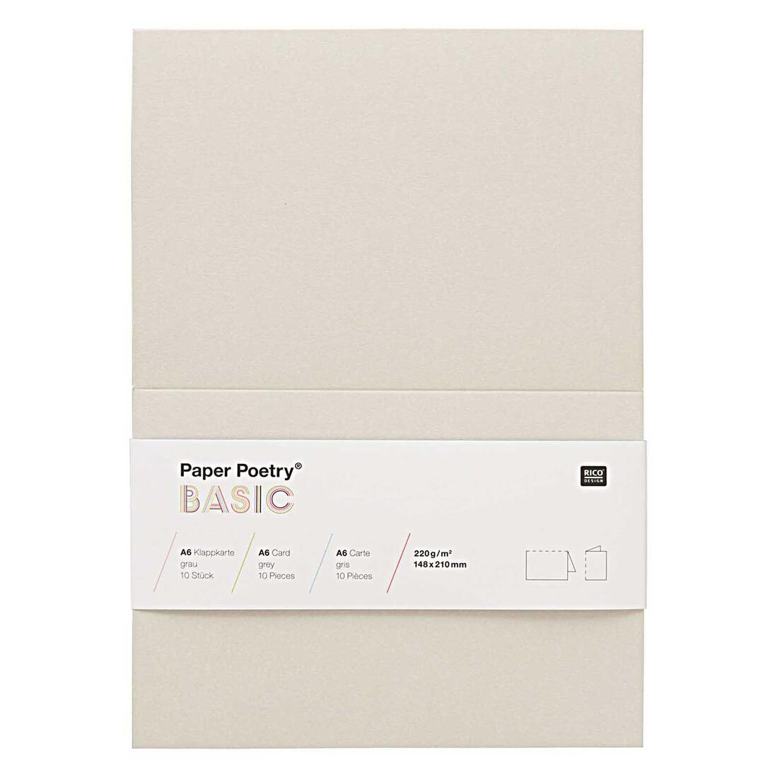 Kaart A6 210 x 148 mm 10 stuks