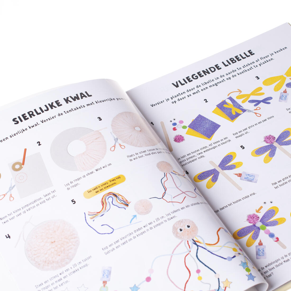 Mijn knutselboek met pompons Mijn knutselboek met pompons