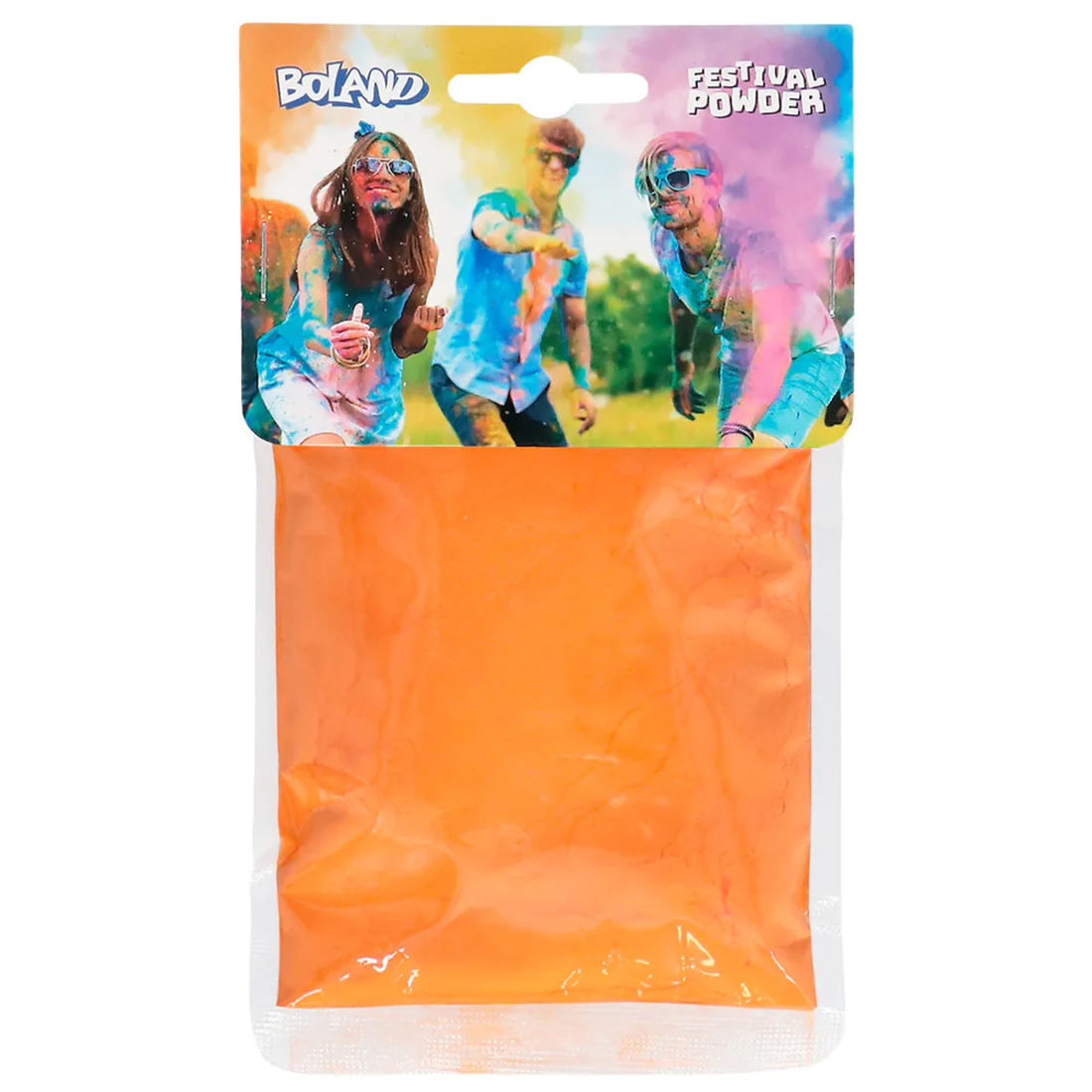 Holi kleurpoeder 70 g oranje