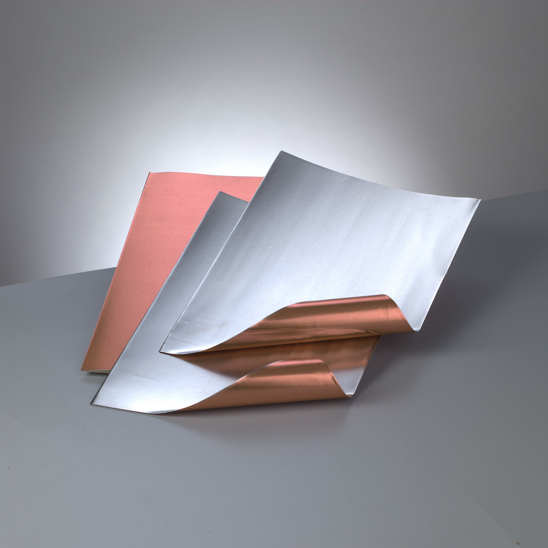 Metaalblad koper/zilver 20 x 30 cm 0,15 mm