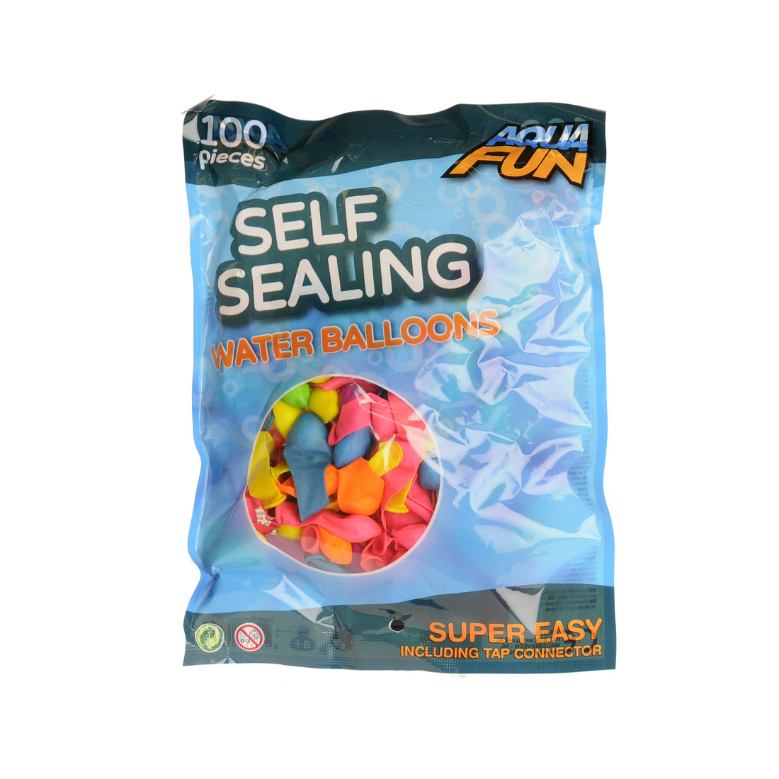 Zelfsluitende waterballonnen 100 stuks Zelfsluitende waterballonnen 100 stuks