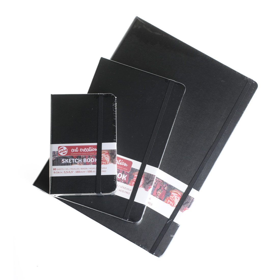 Art Creations schetsboek 140 g 13 x 21 cm zwart
