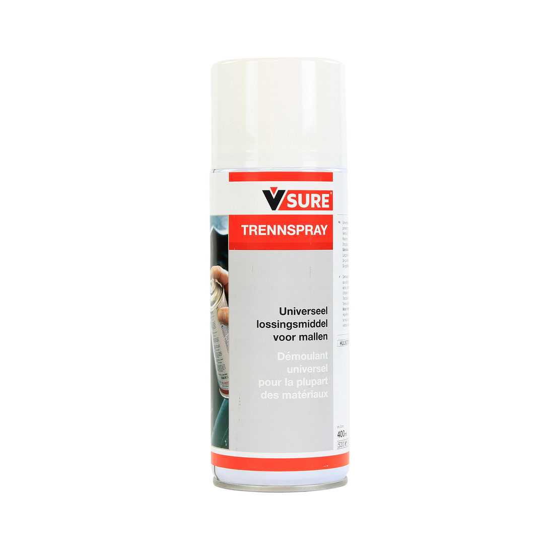 Spray loswas 400 g voor gebruik in een mal