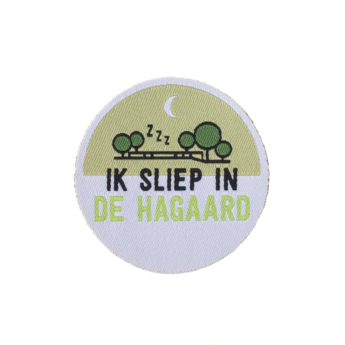 Kenteken Chirohuizen Ik sliep in De Hagaard