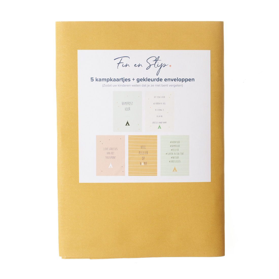 Kampkaarten 5 stuks inclusief 5 omslagen set 1 Kampkaarten 5 stuks inclusief 5 omslagen set 1