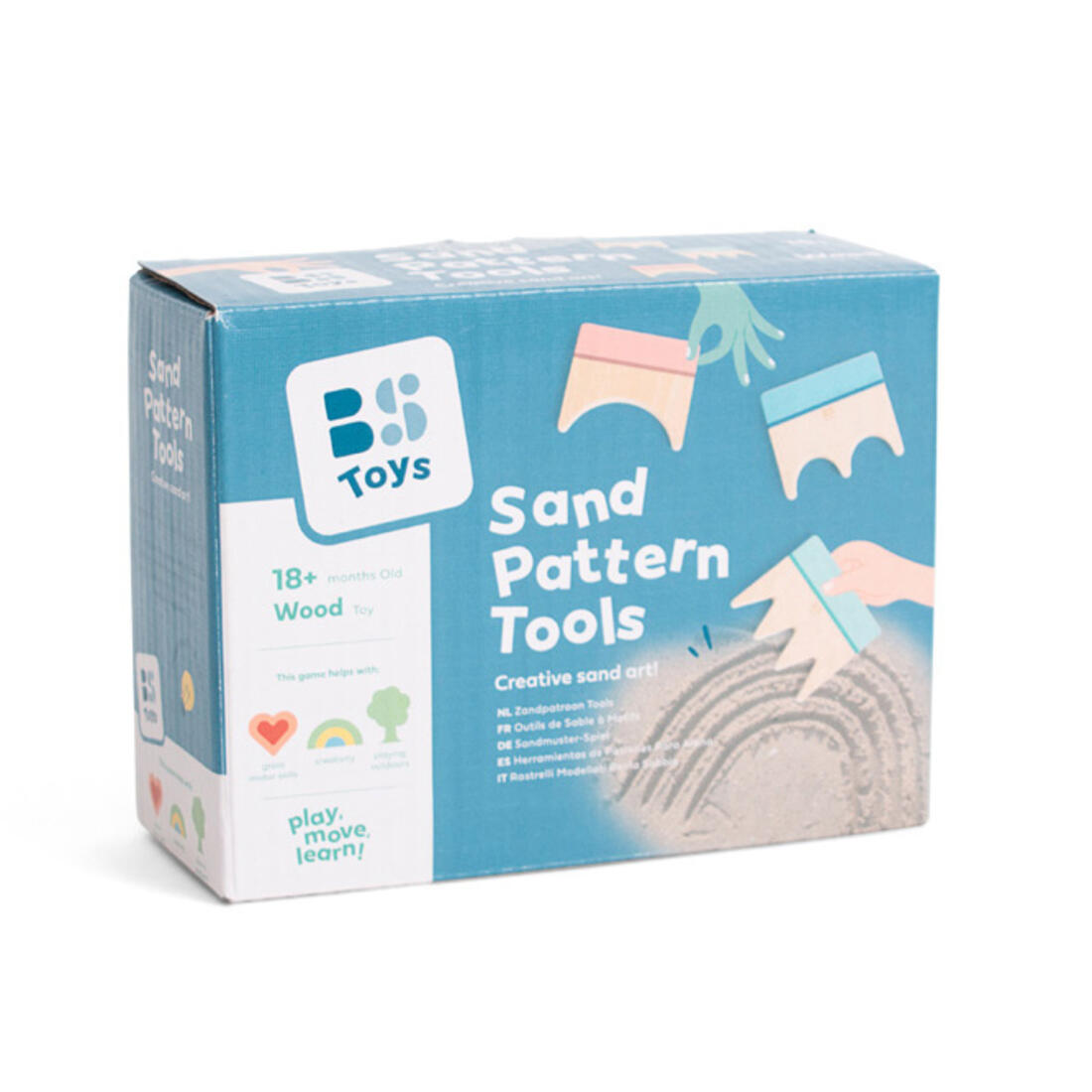 Set van 3 zandkammen Set van 3 zandkammen