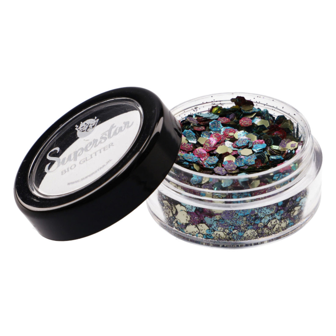 Bioafbreekbare glitters 6 ml chunky mix
