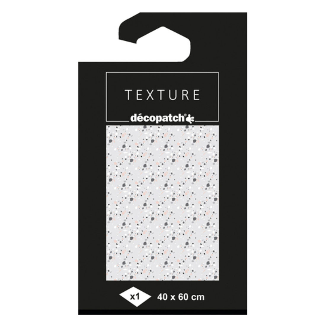 Decopatch papier Texture 40 x 60 cm terrazzo