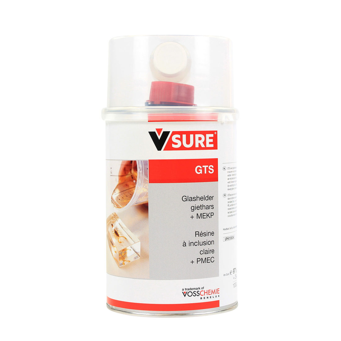 Glasheldere gietpolyester 1 kg met verharder