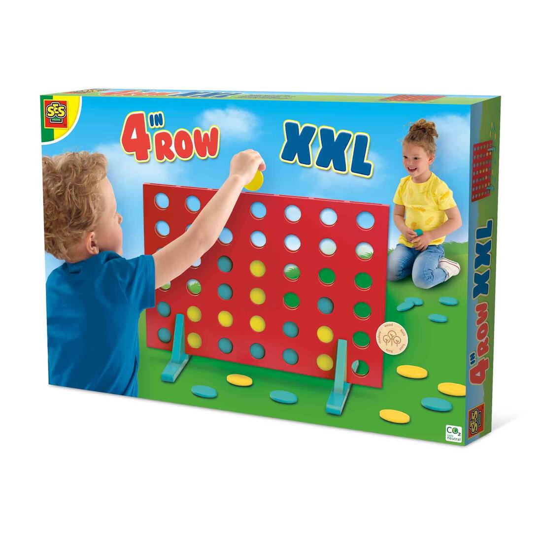Houten vier op een rij XXL
