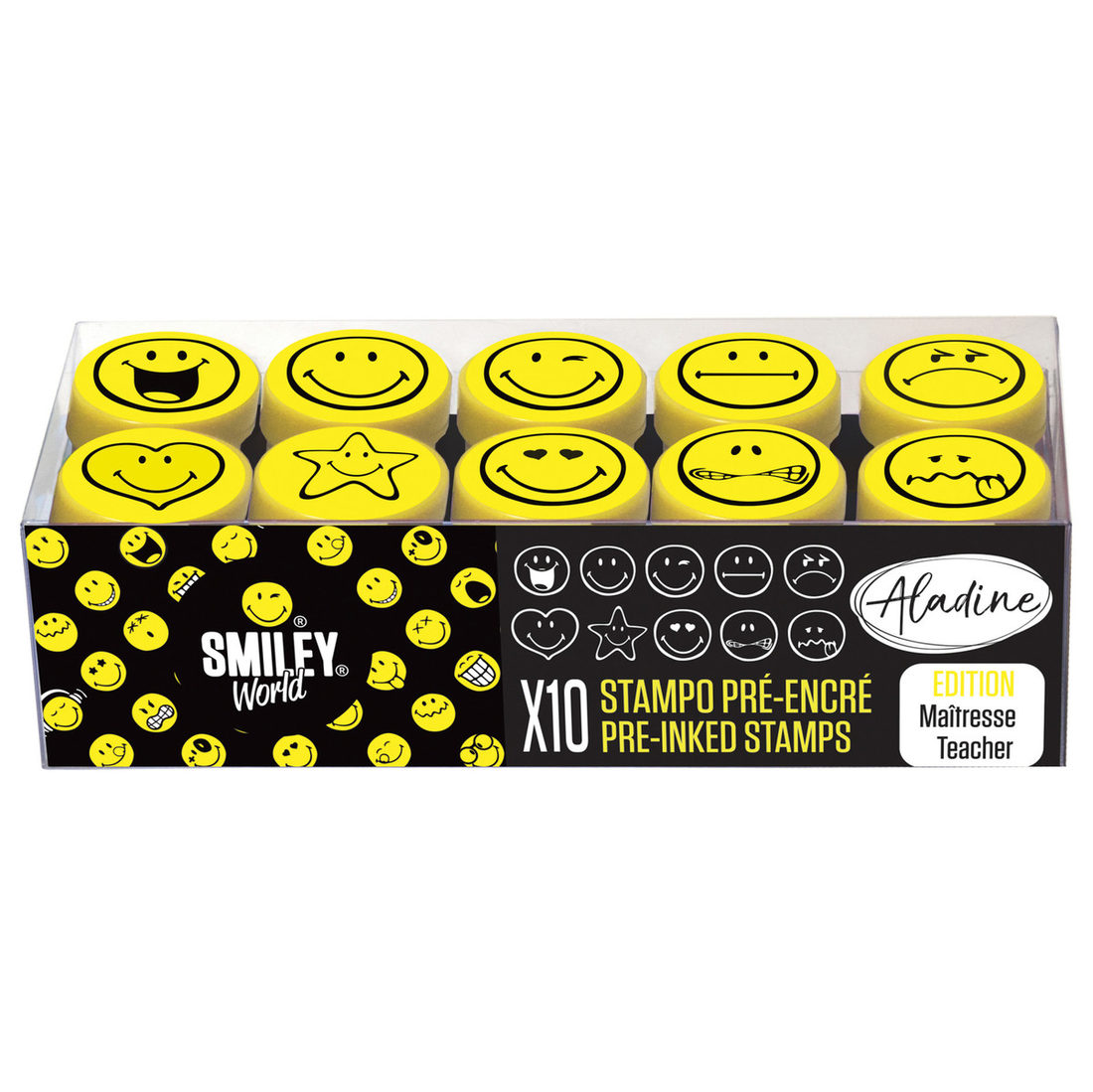 Stampo Easy 10 stuks smiley Stampo Easy 10 stuks smiley