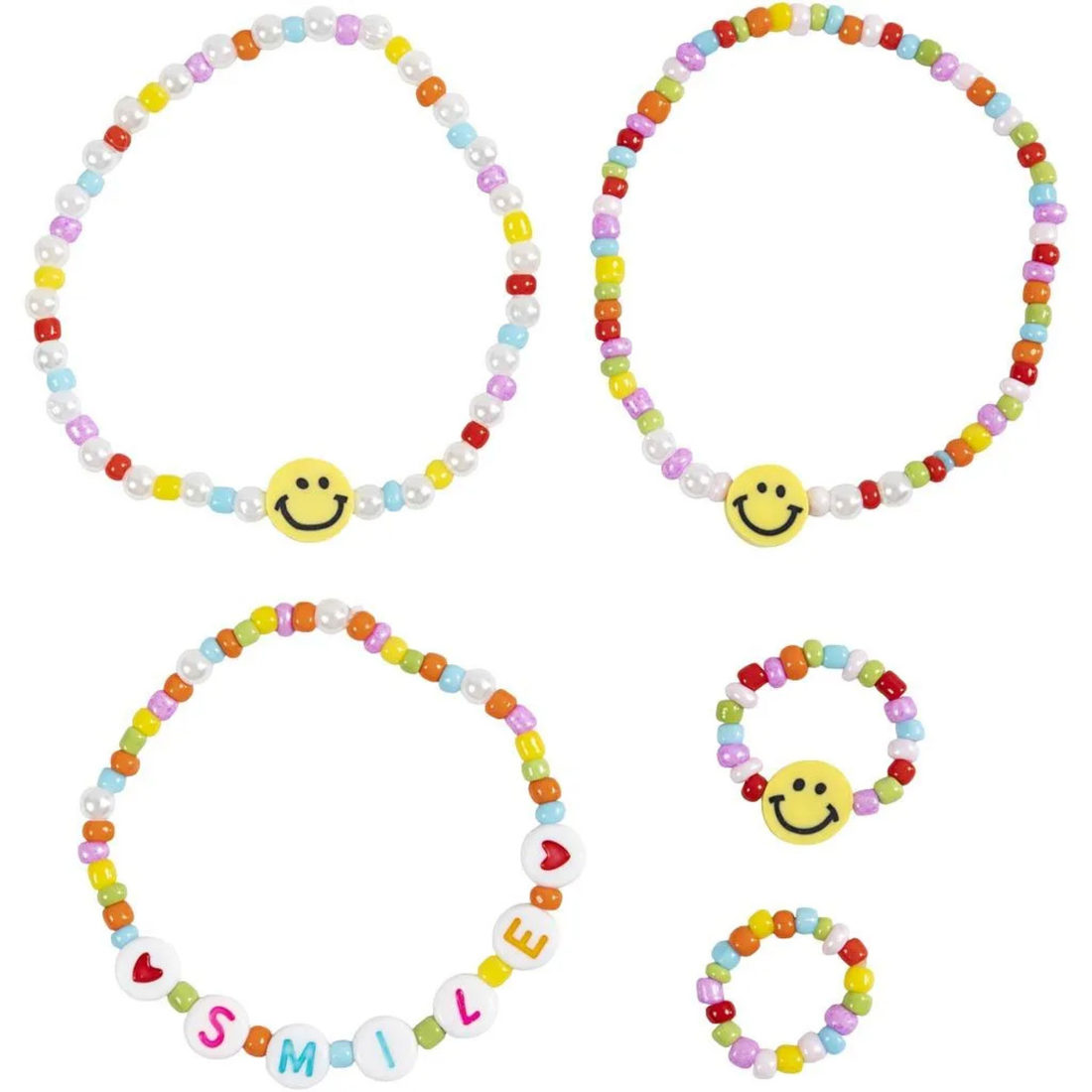 Setje sieraden - Elastische armband en vingerring Setje sieraden - Elastische armband en vingerring
