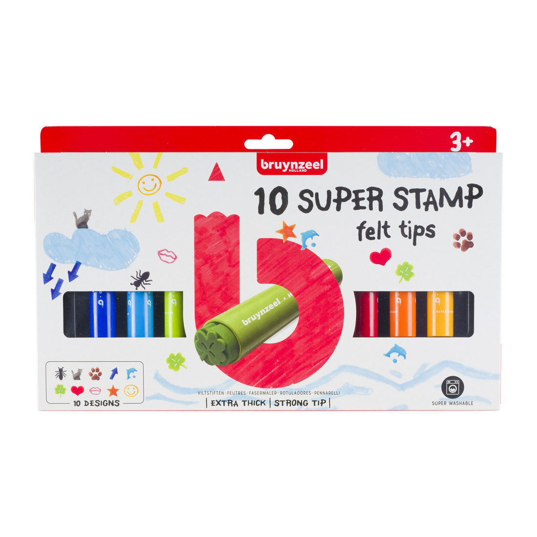 Bruynzeel super stempelstiften 10 stuks