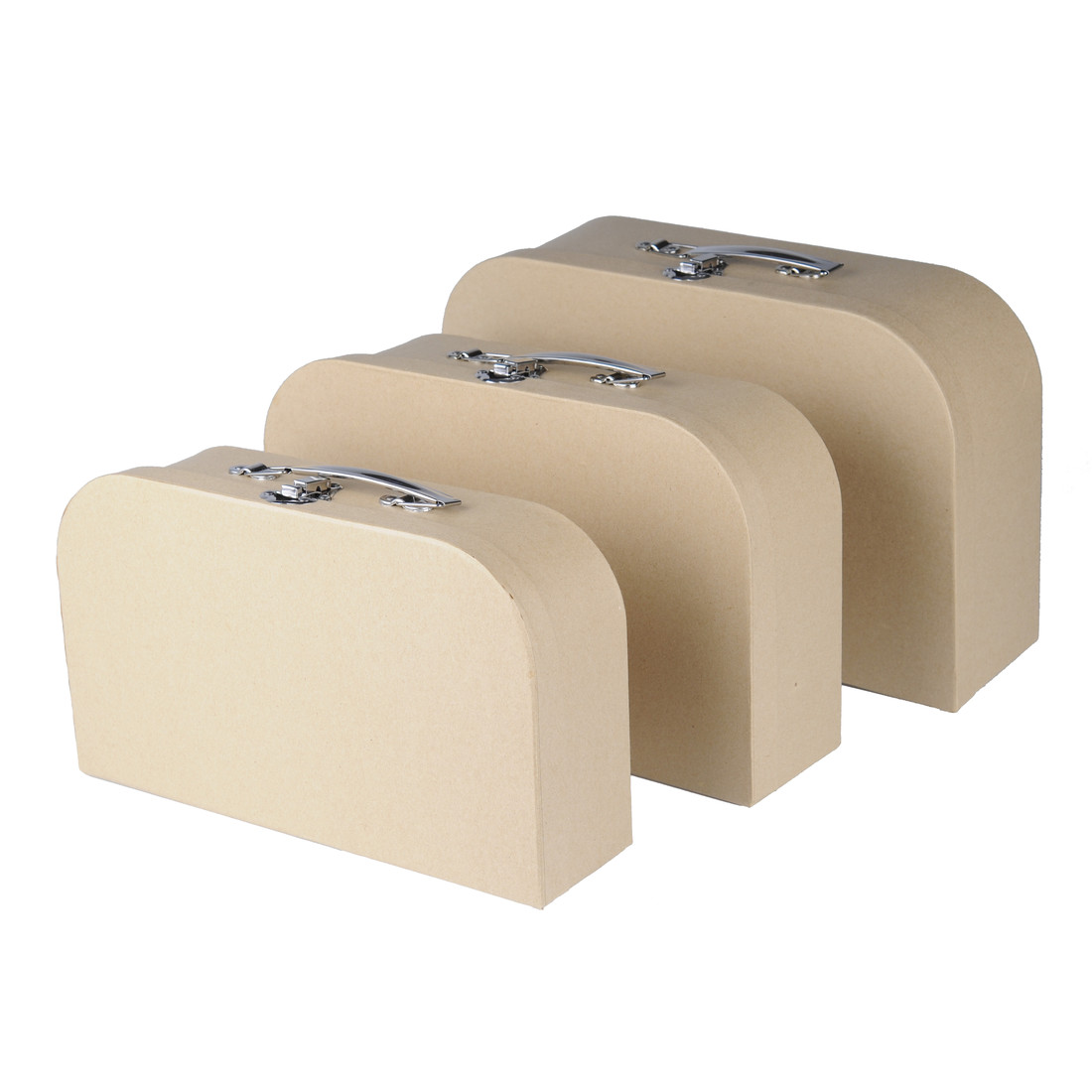 Pappart kofferset 3 stuks