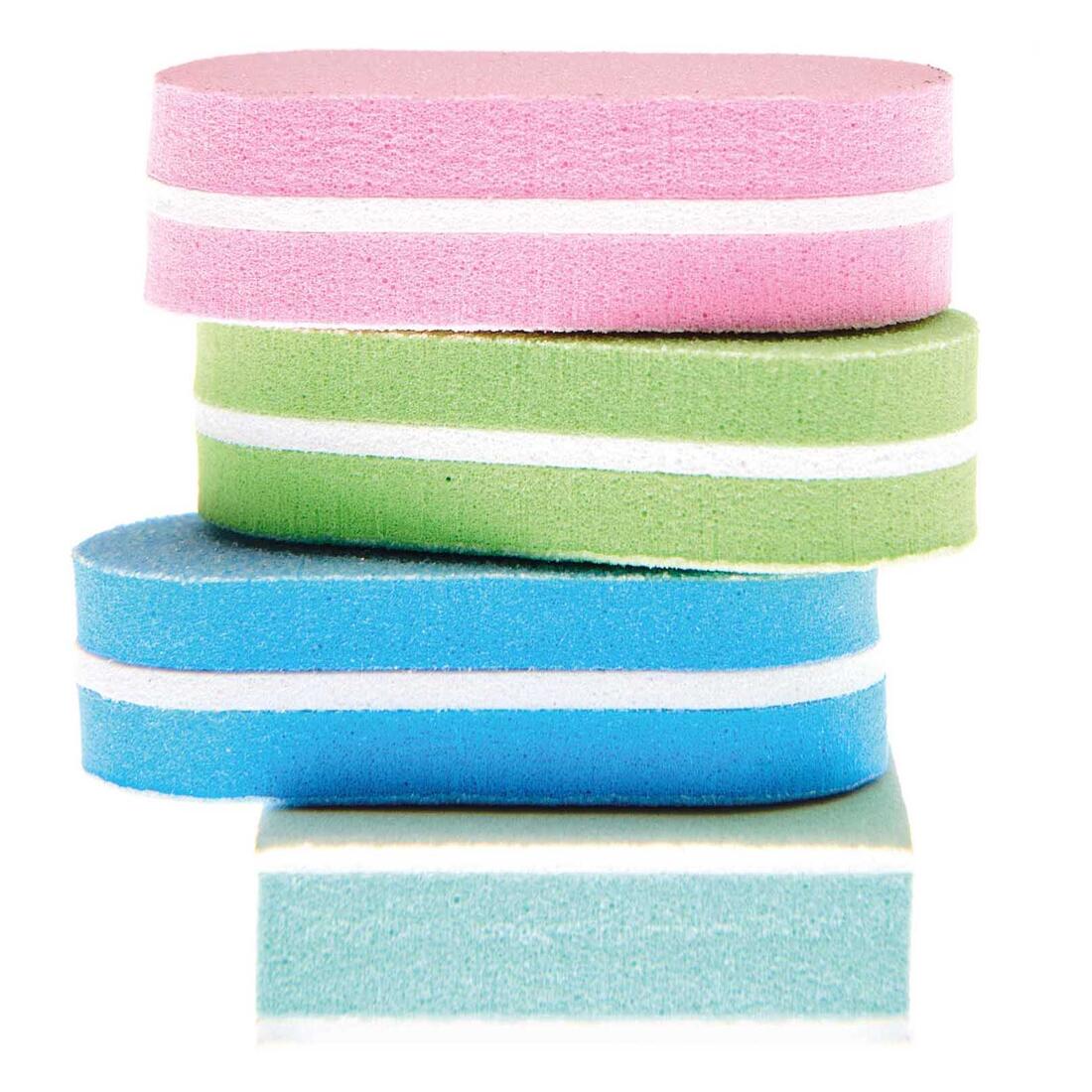 Schuurblokjes grof en fijn 4 stuks Schuurblokjes grof en fijn 4 stuks