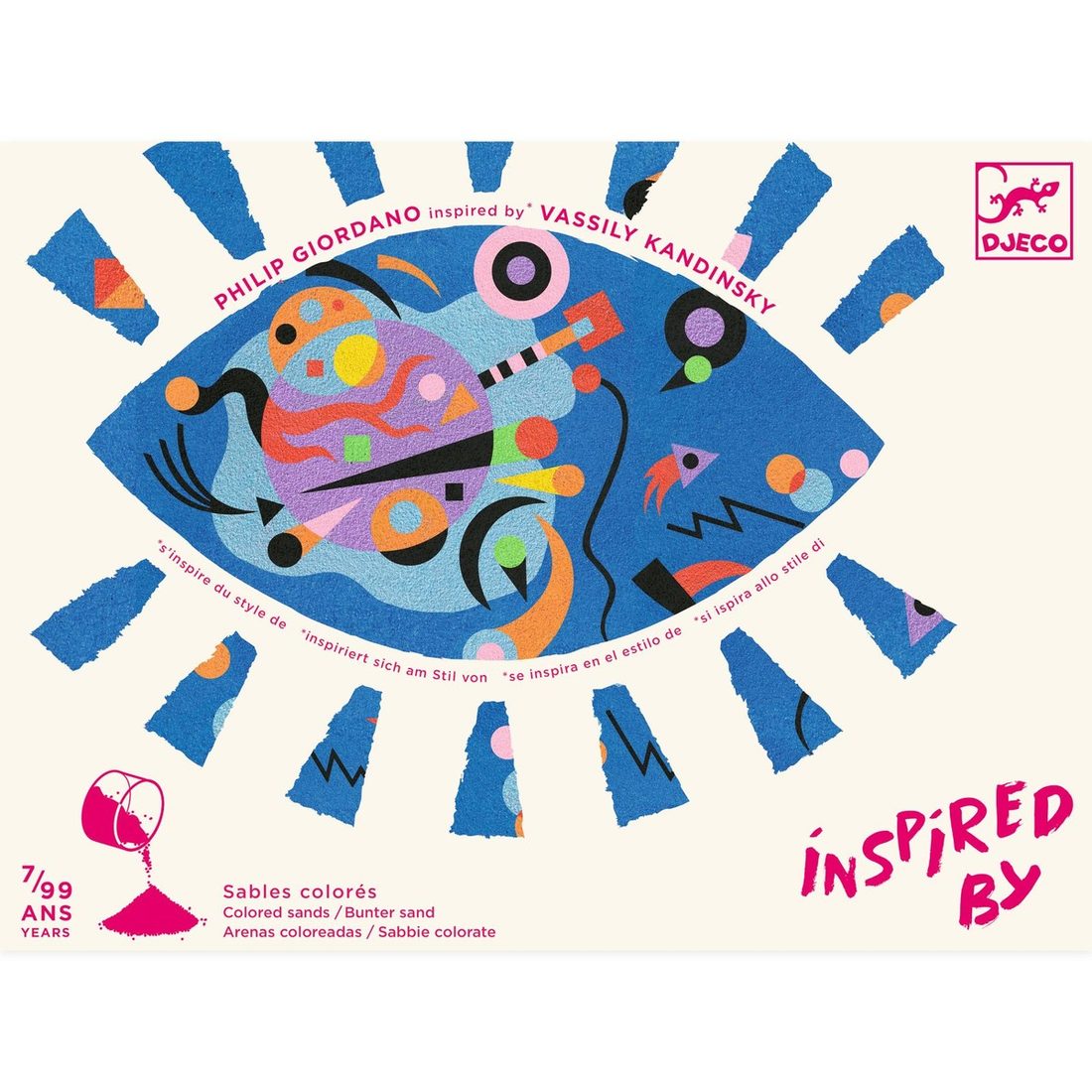 Djeco knutselset inspired by Vassily Kandinsky 7-99 jaar Djeco knutselset inspired by Vassily Kandinsky 7-99 jaar