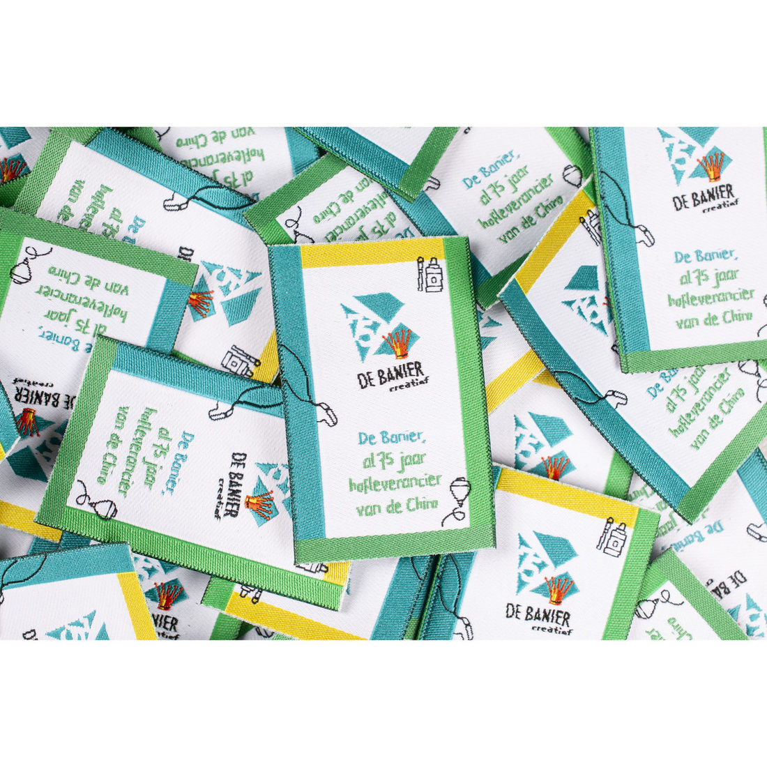 Kenteken De Banier 75 jaar hofleverancier Chiro Kenteken De Banier 75 jaar hofleverancier Chiro