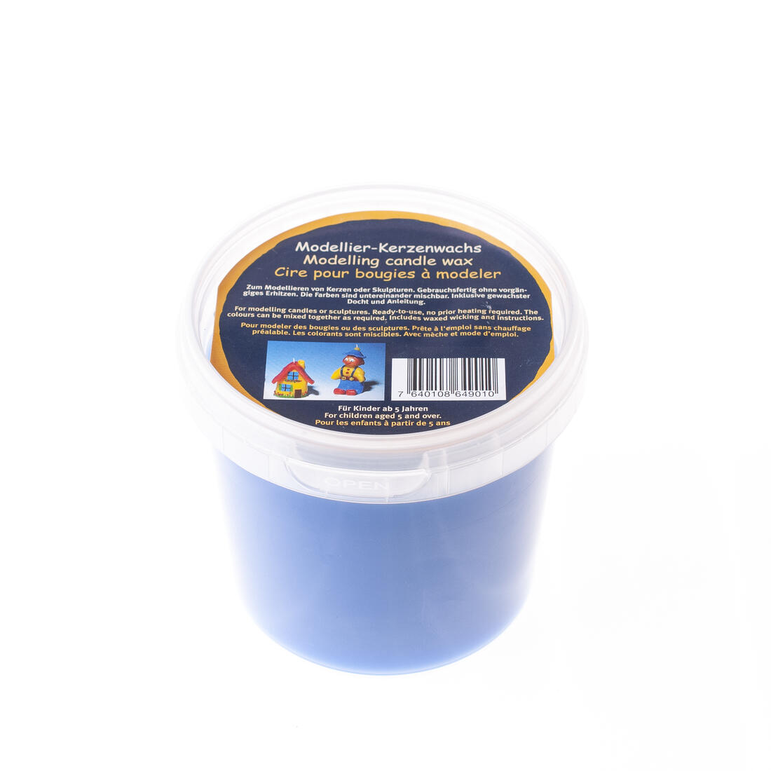 Boetseerwas 250 g + 2 wieken