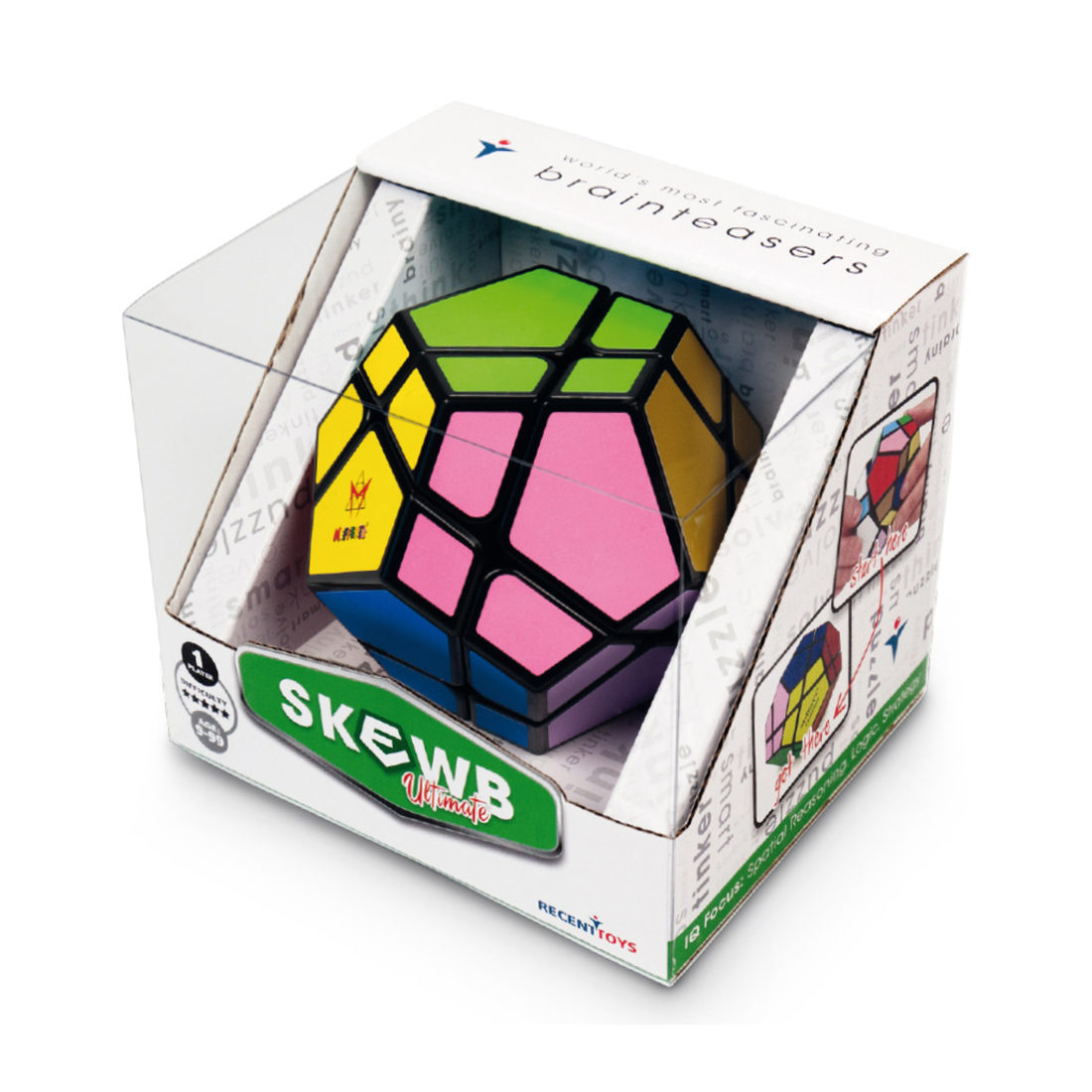 Recent Toys - Skewb Ultimate draaipuzzel ***** Recent Toys - Skewb Ultimate draaipuzzel *****