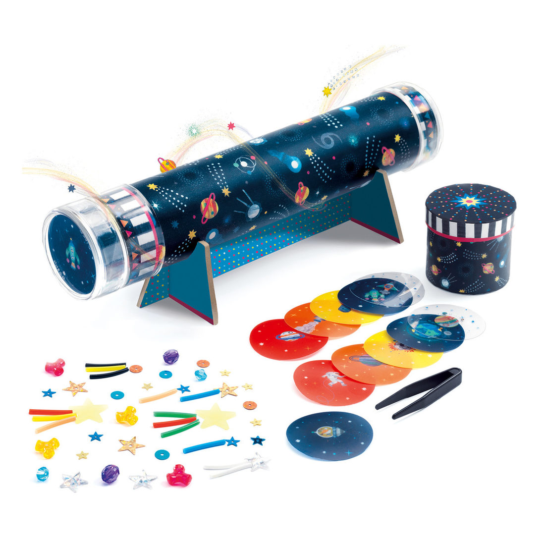 Djeco DIY kaleidoscoop Space Immersion +7 jaar Djeco DIY kaleidoscoop Space Immersion +7 jaar