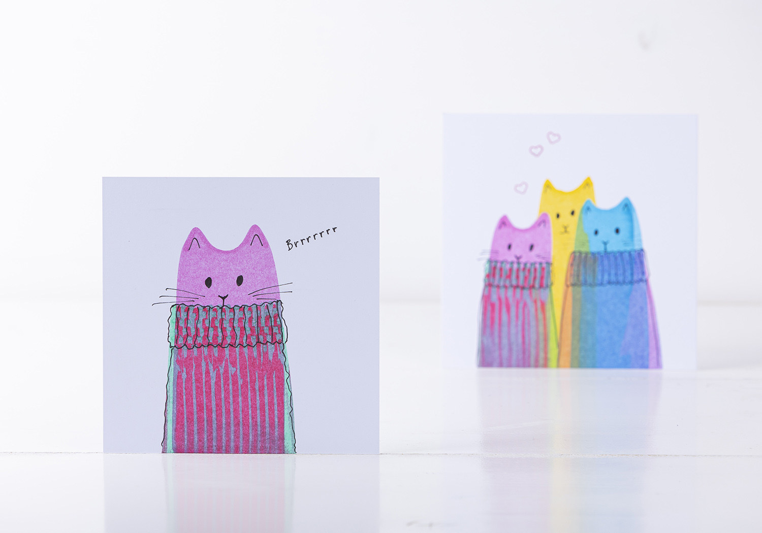 Zelf eindejaarskaartjes maken