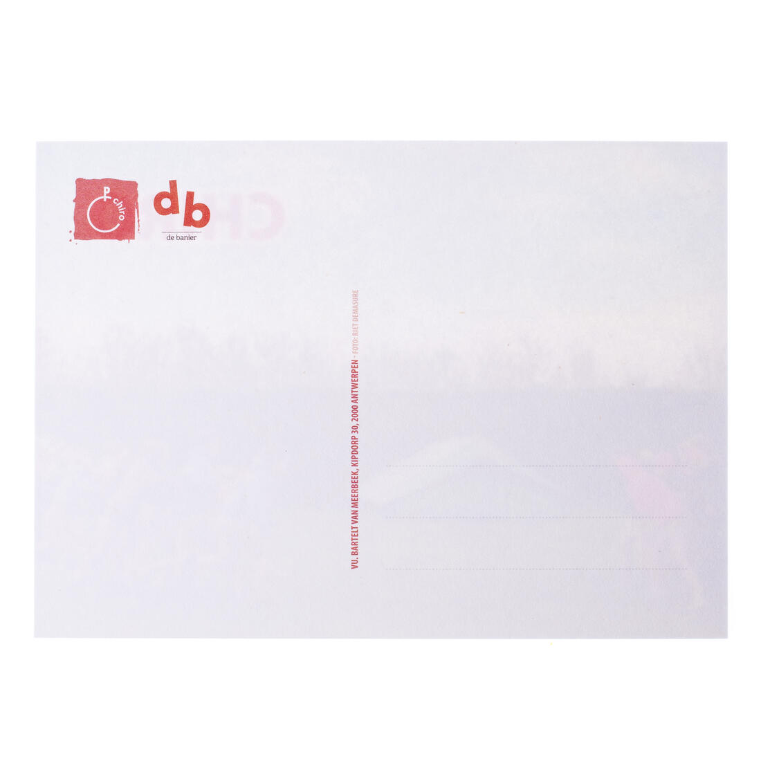 Bivakpostkaart 25 groepsspel bij tent 20 stuks Bivakpostkaart 25 groepsspel bij tent 20 stuks