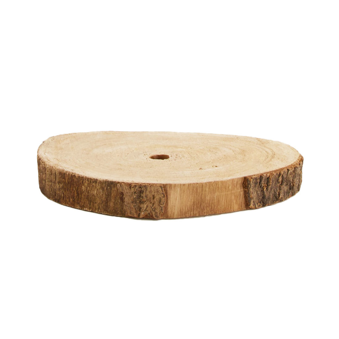 Houten boomschijf 20 x 20 x 3 cm 