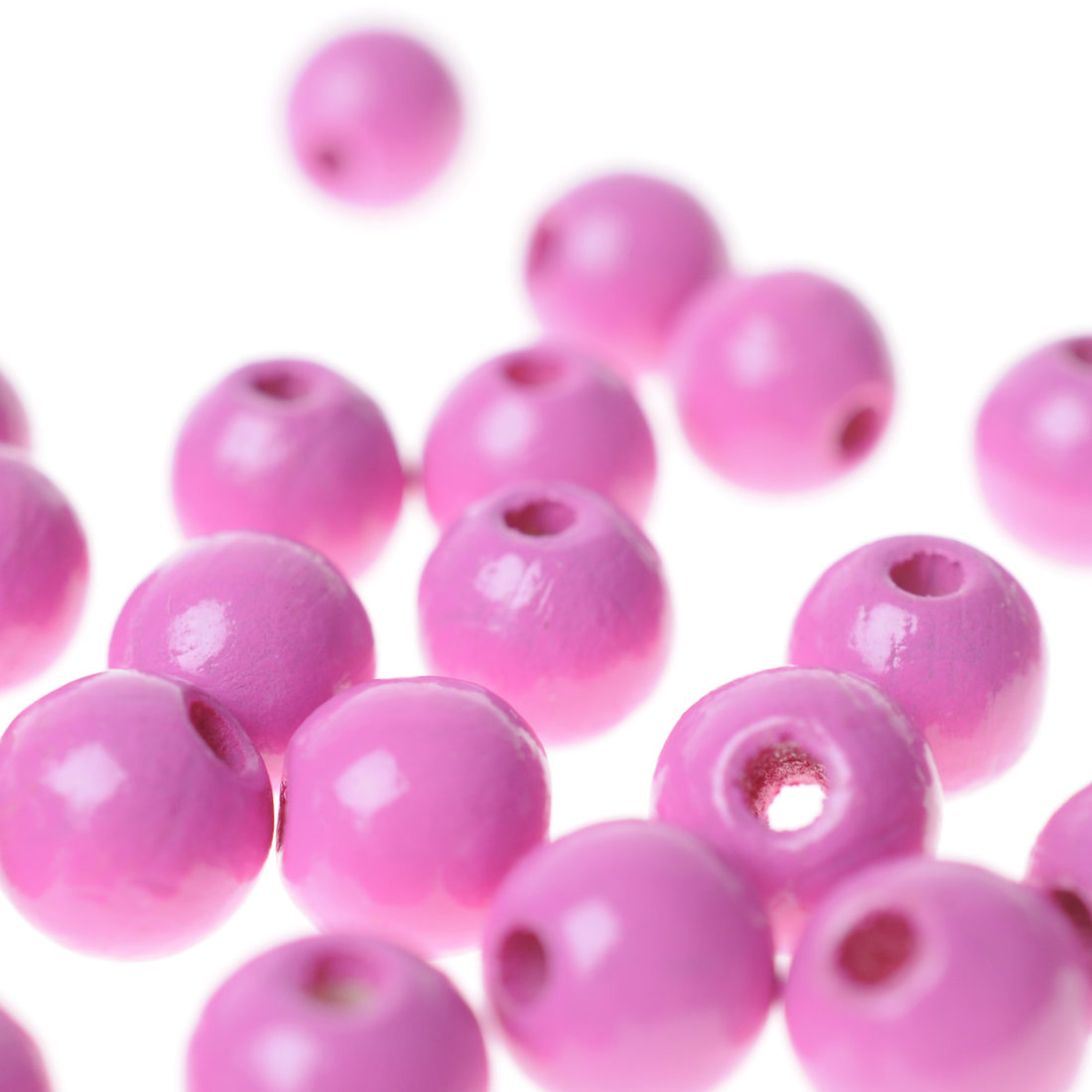 Houten parels 8 mm 82 stuks Houten parels 8 mm 82 stuks