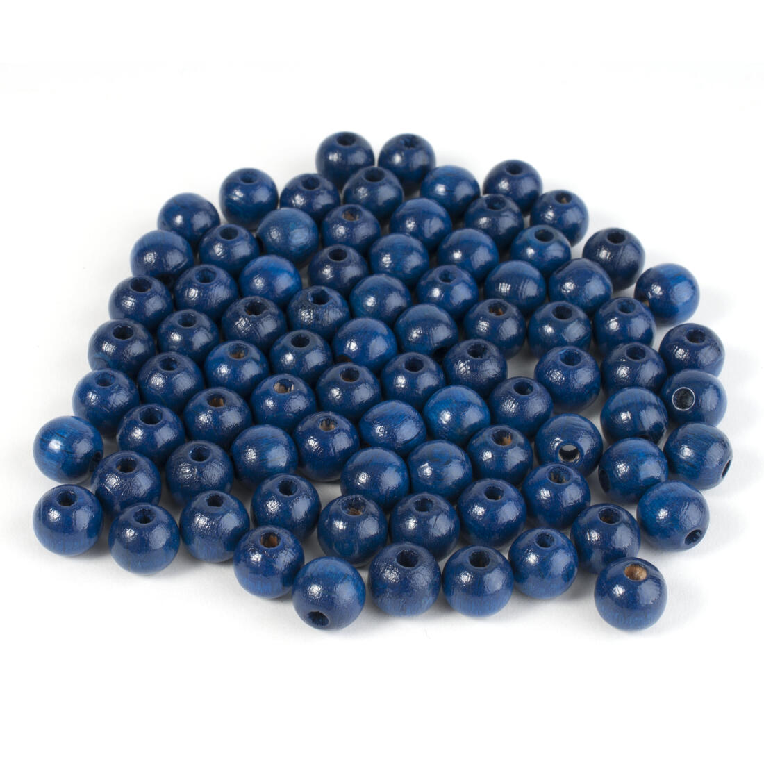 Houten parels 8 mm 82 stuks