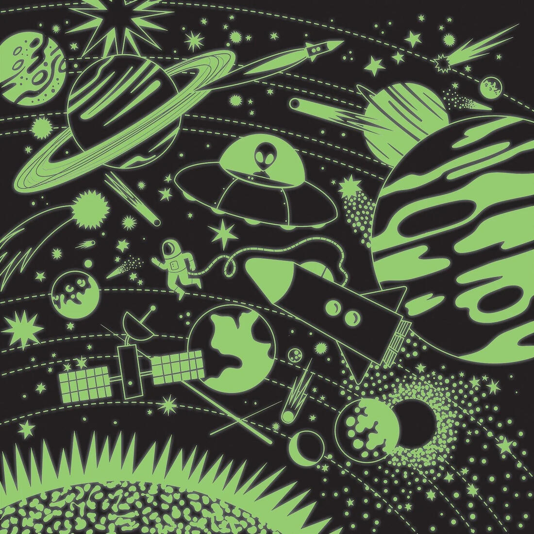 Puzzel glow-in-the-dark Ruimte 500 stuks 8+ Puzzel glow-in-the-dark Ruimte 500 stuks 8+