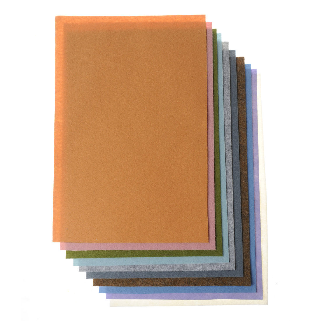 Vilt dun 20 x 30 cm zelfklevend 10 stuks ass. trend