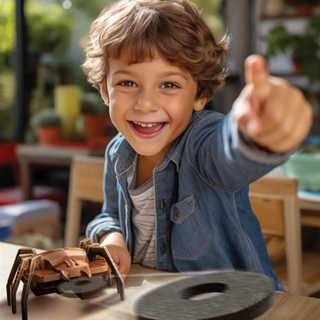 4M Kidzrobotix spiderbot met schijfwerper 8+