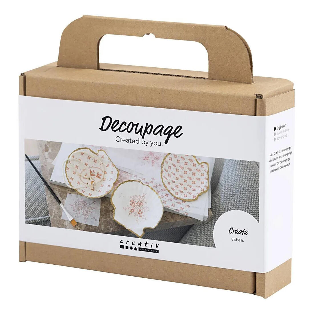 Hobbyset mini decoupage mosselschelpen