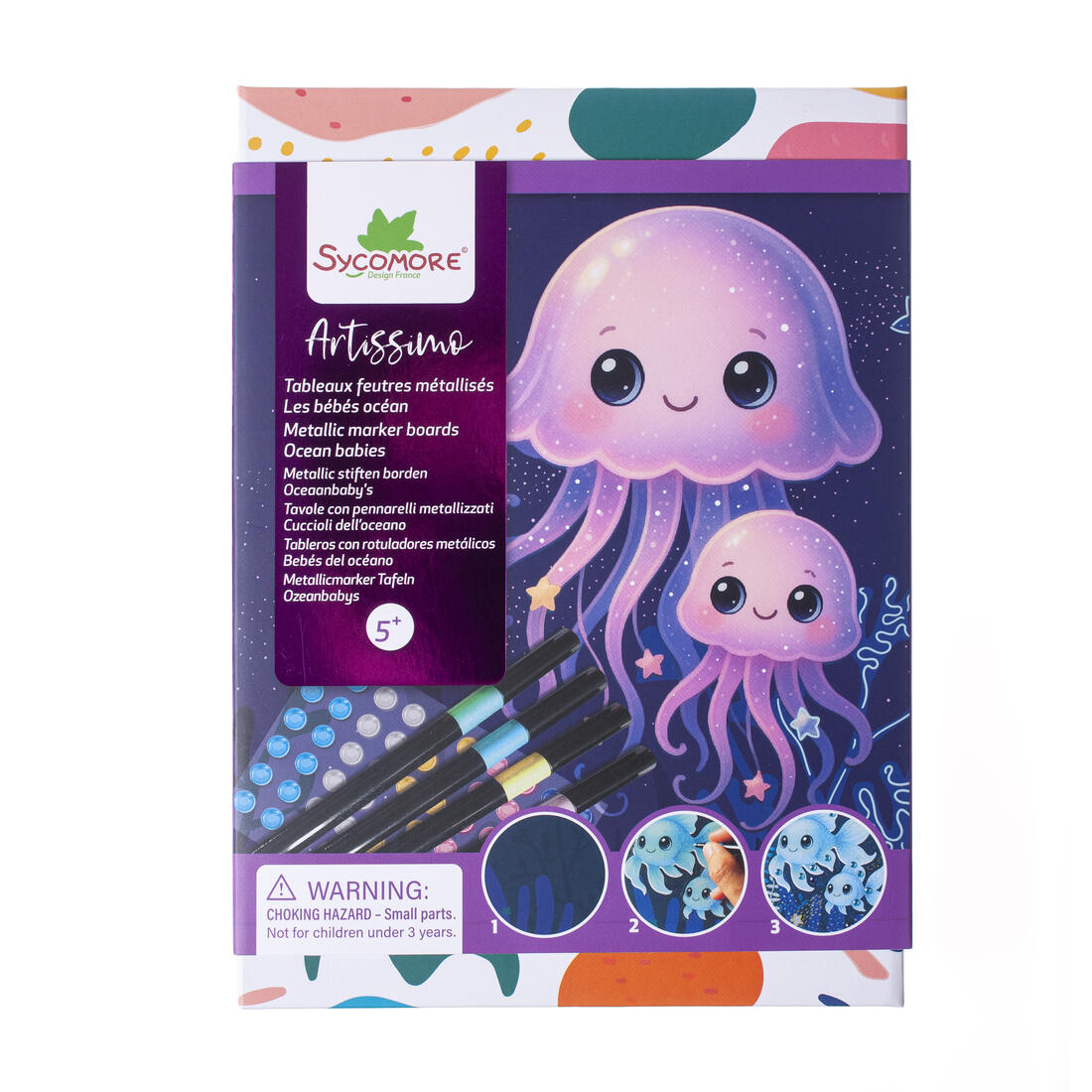 Artissimo Metallic stiften Vrienden van de zee 5+