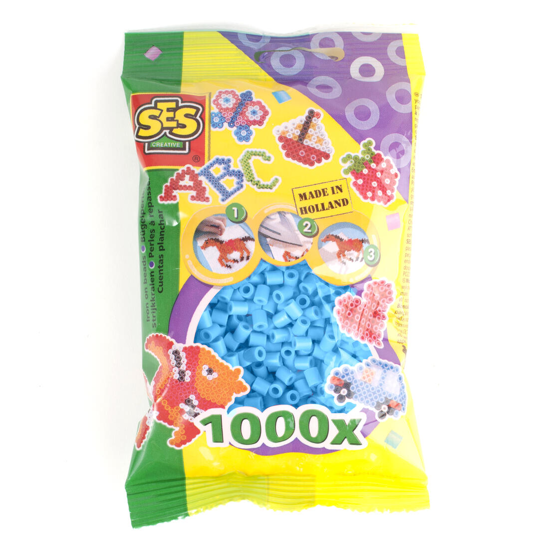 Ses strijkkralen 1000 stuks blauw Ses strijkkralen 1000 stuks blauw