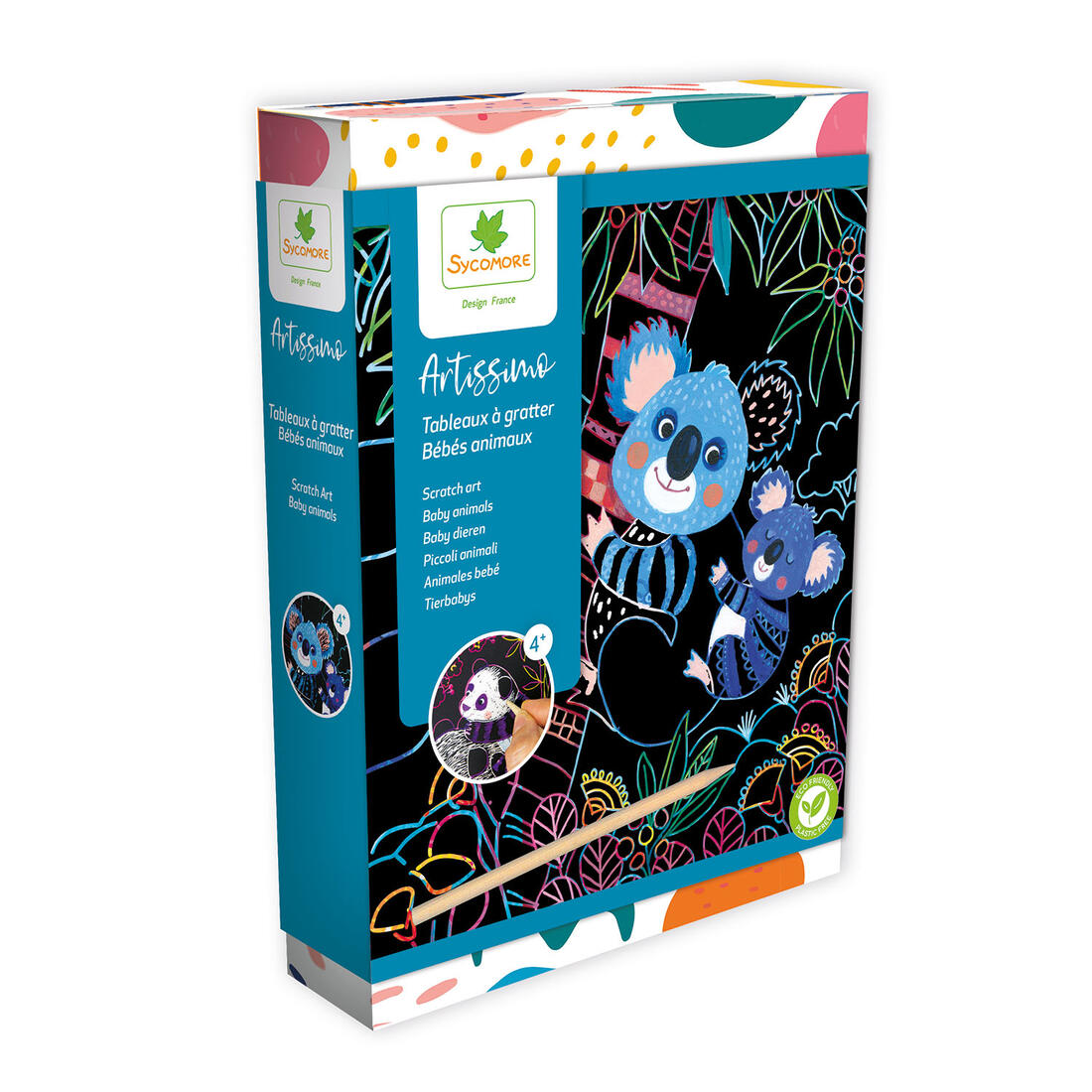 Artissimo - kraskaarten babydieren 4+
