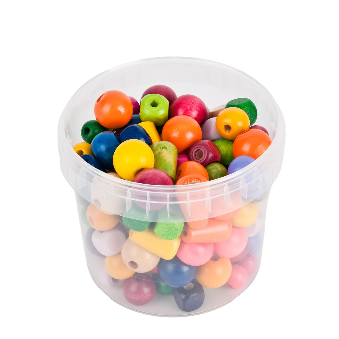 Houten kralen 16-25 mm assortiment 350 g