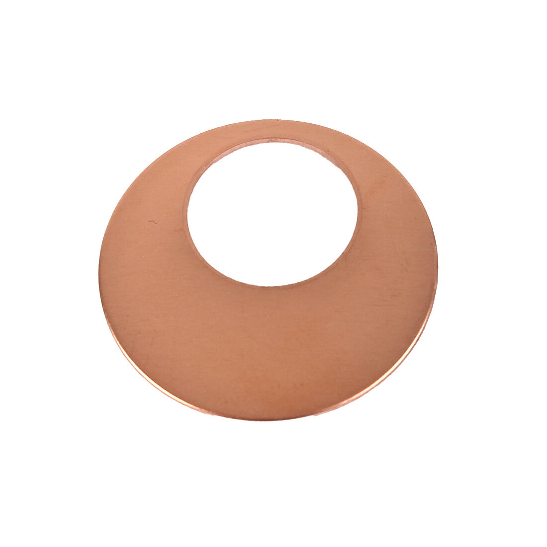 Emailleerplaatje hanger open cirkel 36 mm/18 mm