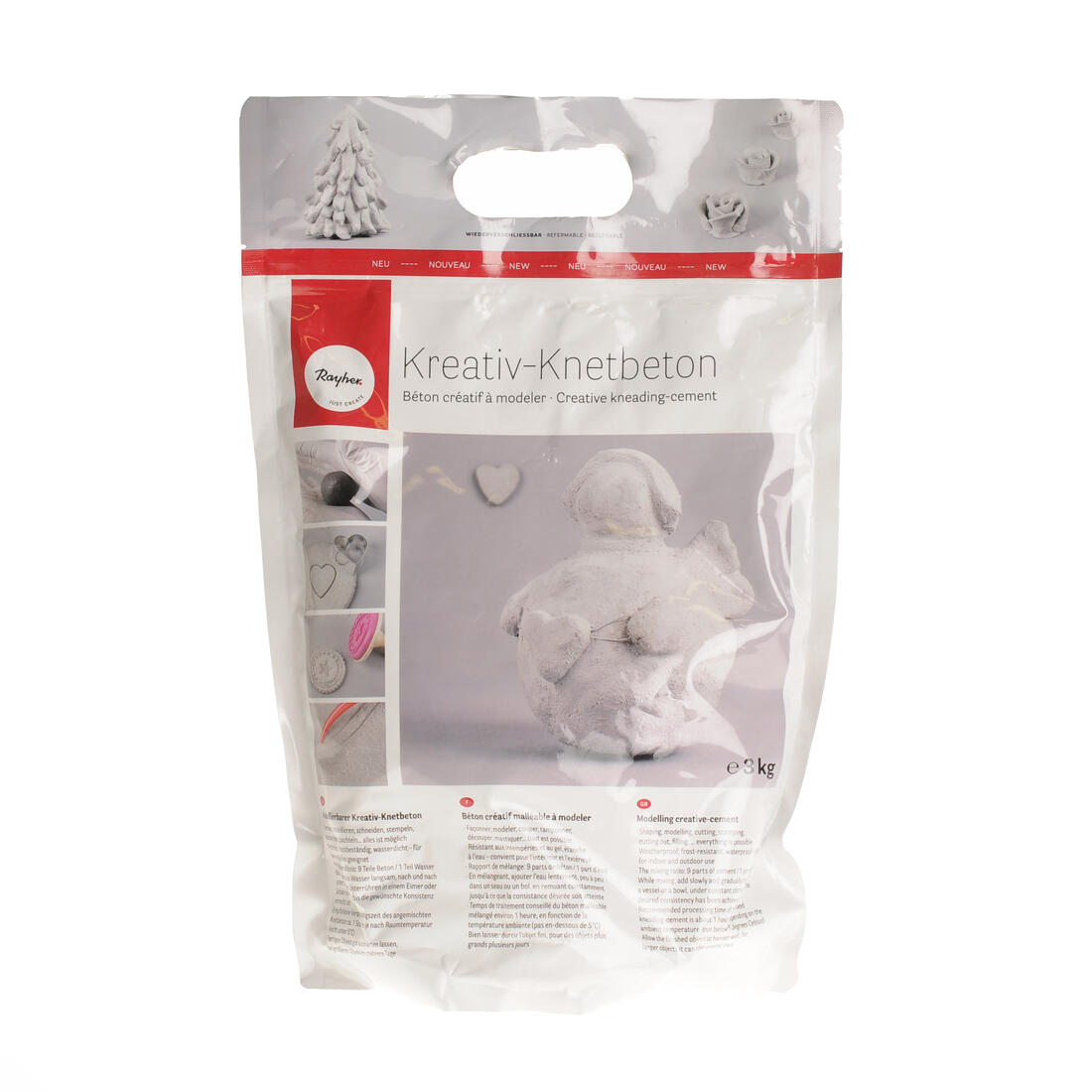 Creatief kneedbeton 3 kg