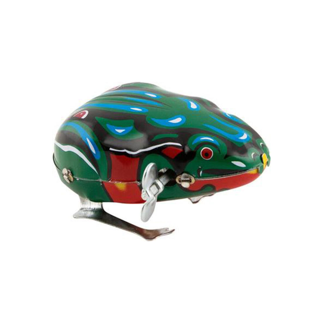 Blikken kikker 7 cm opwindbaar