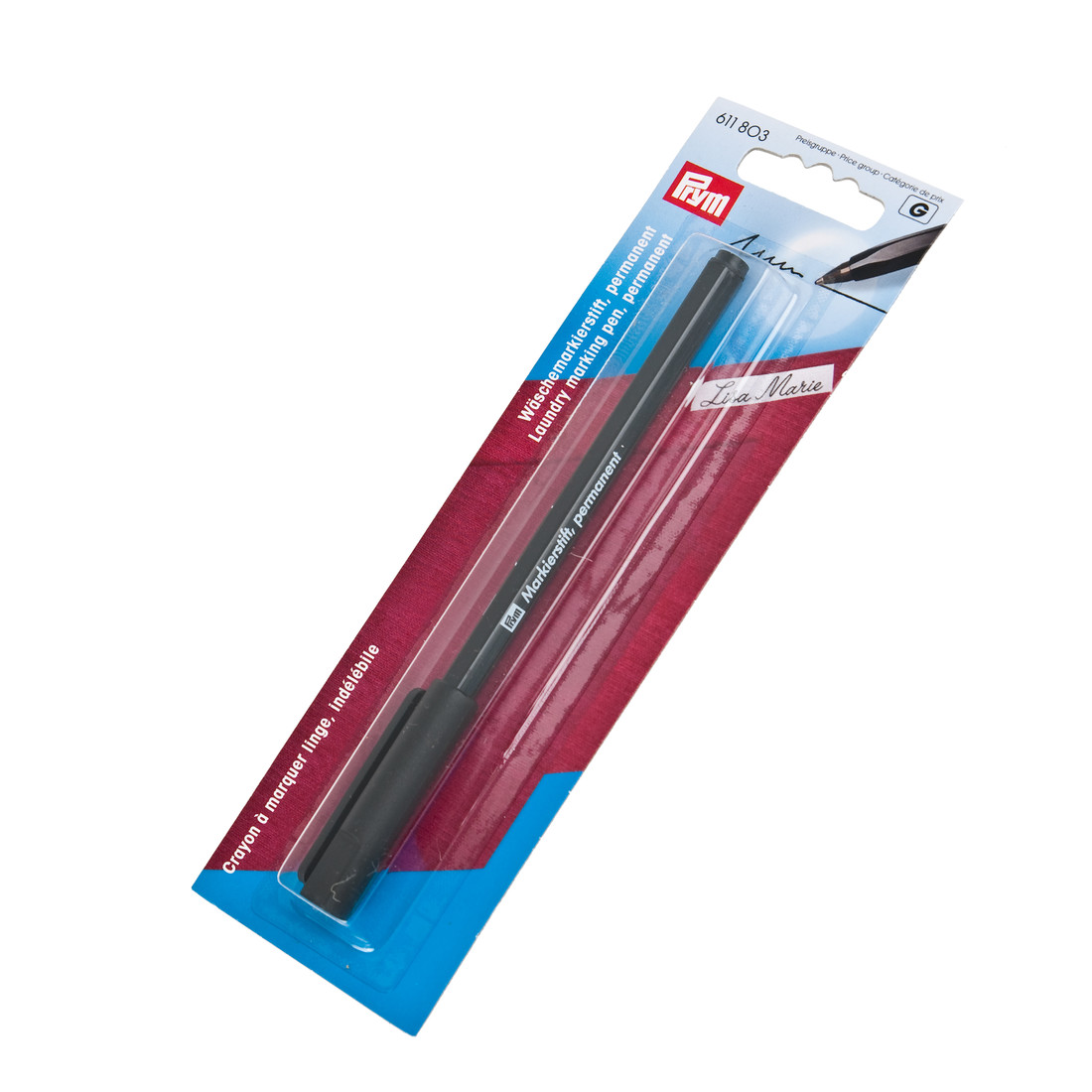 Permanentstift voor textiel zwart Permanentstift voor textiel zwart