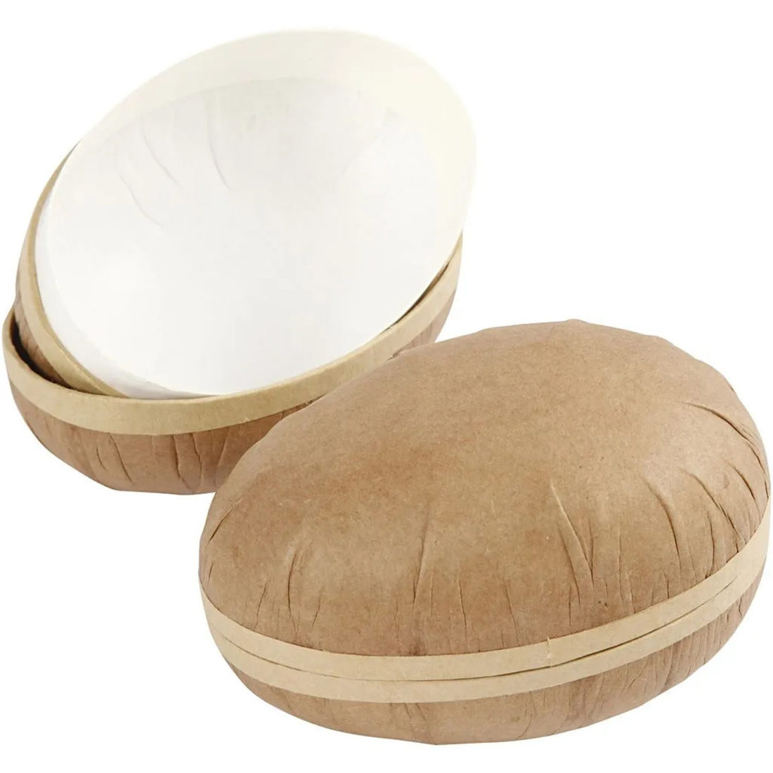 Tweedelig ei karton 12 cm 2 stuks Tweedelig ei karton 12 cm 2 stuks