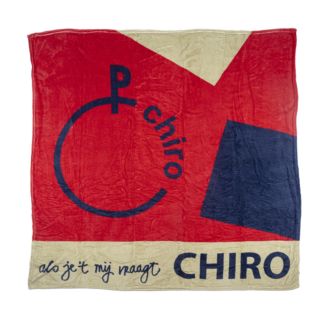 Fleecedeken Chirovlag 170 x 170 cm extra warm Fleecedeken Chirovlag 170 x 170 cm extra warm